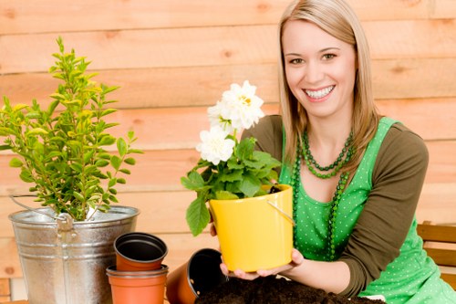 Local garden materials prepared for transfer station recycling